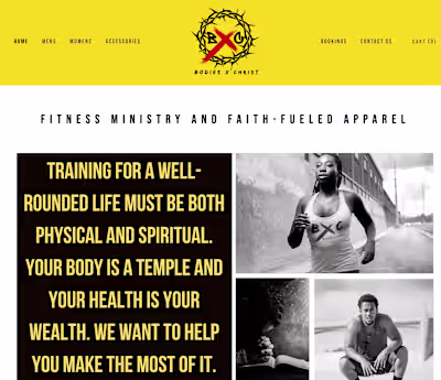 Branding, Site Creation, and Apparel Design (BXC, F/2021) 
