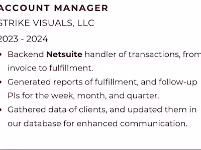 Account Manager