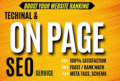 I will do website onpage SEO and technical optimization service
