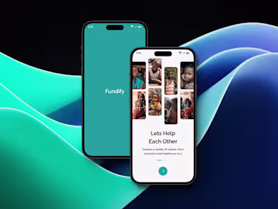 Charity / Fund Raising Application UI
