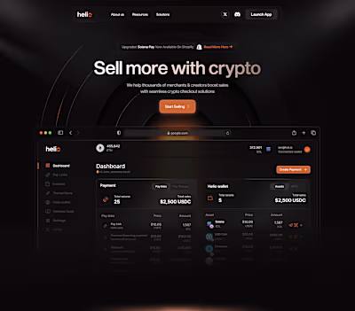 Heli website redesign