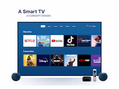 SmartTv UI Design