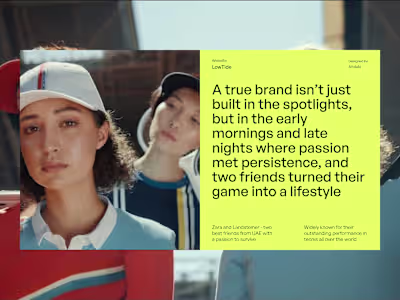 Low Tide Online Store Design