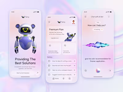 AI Conversational Chatbot App
Simy is