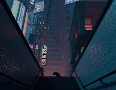 3D Environment | Subway Entrance :: Behance