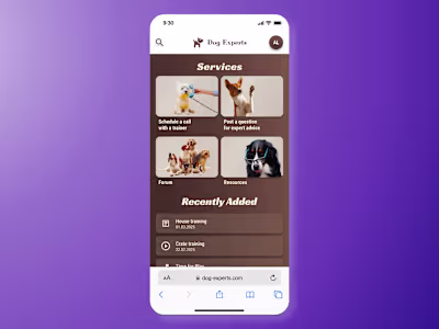 Emphasizing Value Offering of a Dog Training Mobile Web App