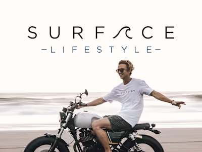 Branding + Website for Surface Lifestyle Clothing 