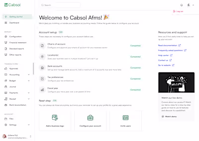 Redesigning CABSOL Accounting Platform for Clarity and Ease