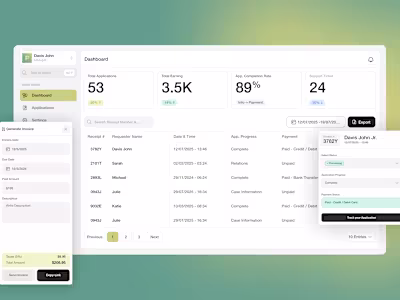 Pyrus Law - Client Onboarding Dashboard