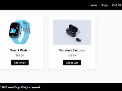 Sleek E-Commerce Website (Frontend)| Expandable to Full Stack