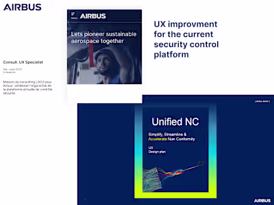 UX/UI Audit for Airbus Security Platform