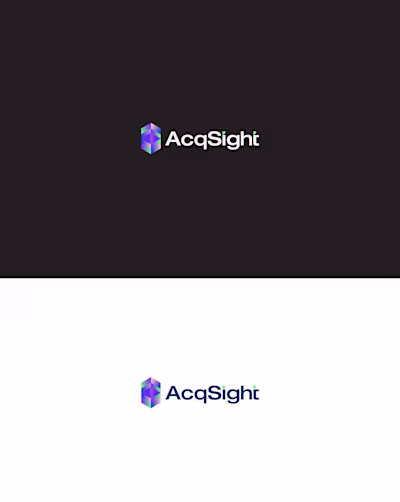 AcqSight Logo & Brand Identity Design