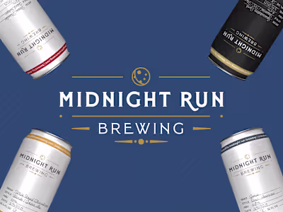 Midnight Run Brewing: Brand Refresh & Packaging System