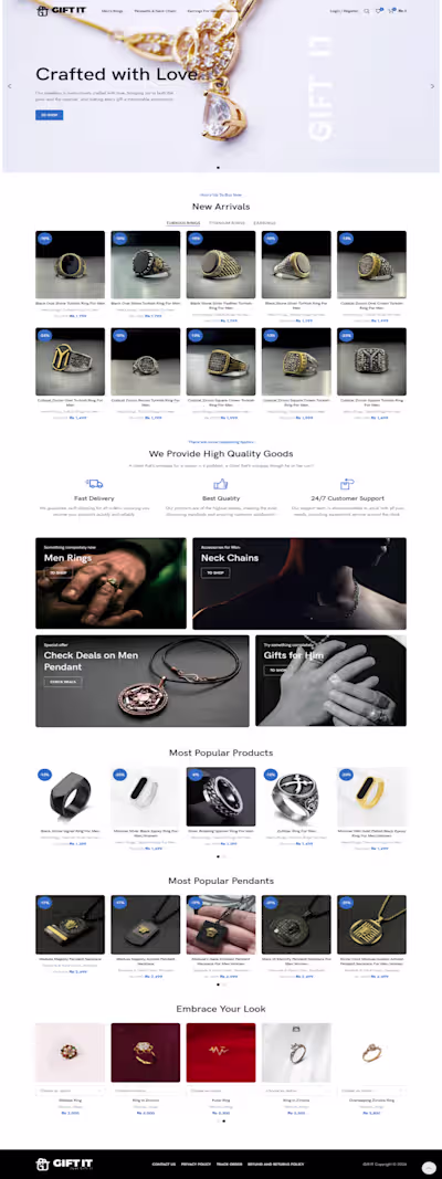 Gift It Fashion WooCommerce Website Design eCommerce Store