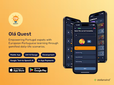 Mobile App Design & Development for Learning European Portuguese