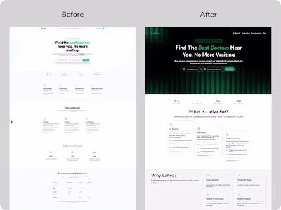 Lafiya - Telehealth Landing Page
Overview
Lafiya