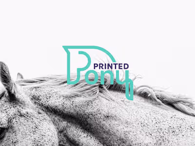 Logo and brand pattern for equestrian products.
