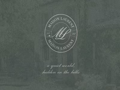 Maison Laurent - Boutique Hotel Brand Identity Design 
