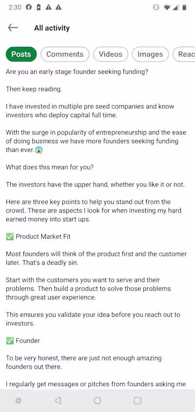 Are you an early stage founder seeking funding? Then keep readi…