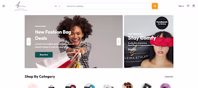 Ecommerce website for Lewastyles