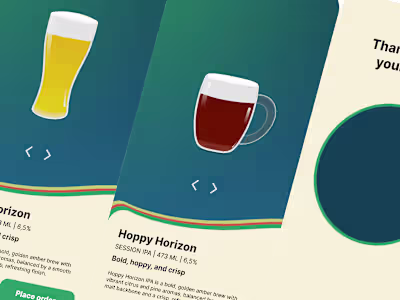 Beer ordering app