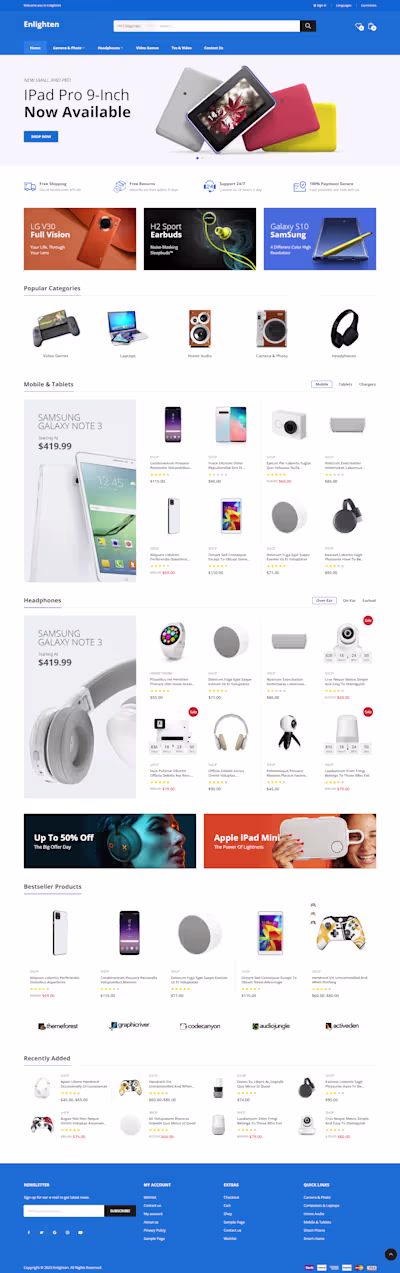 Complete the wordpress e-commerce website design and development