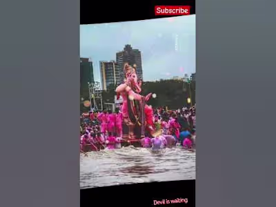 I hate good bye | Ganesh visarjan time 🥲 | Om ganeshay namah