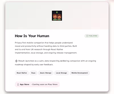 Published a privacy first mood