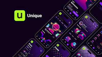 [UI/UX/Brand] 🌠 Unique Mobile App 