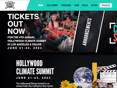 Hollywood Climate Summit | Climate in Media and Entertainment E…