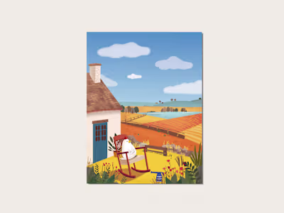 Scene-based illustrations for publishing projects,