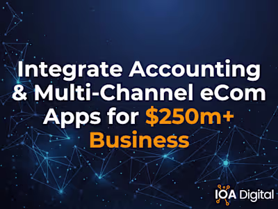 Integrate Accounting & Multi-Channel eCom Apps for $250M+ Biz