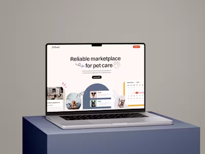 Pethotel - Landing page