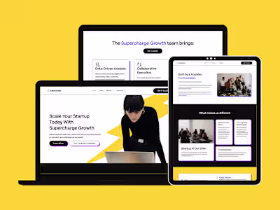 Supercharge Growth | Webflow Design & Development