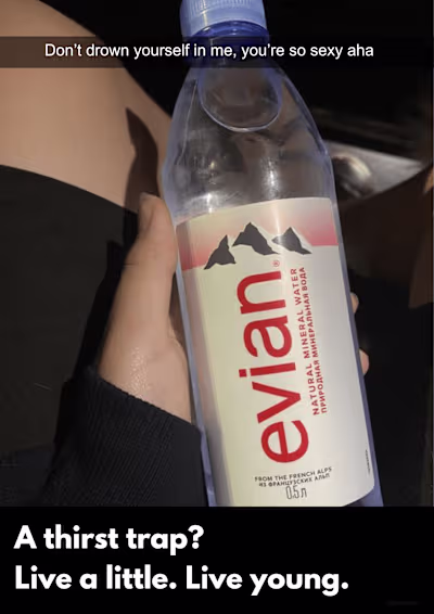 Gen-Zifying Evian