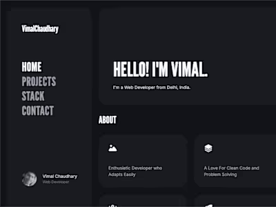 Personal Portfolio Website