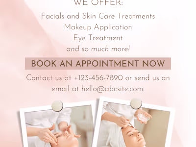 Content creation for a beauty salon