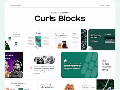 Curls Blocks Design Library