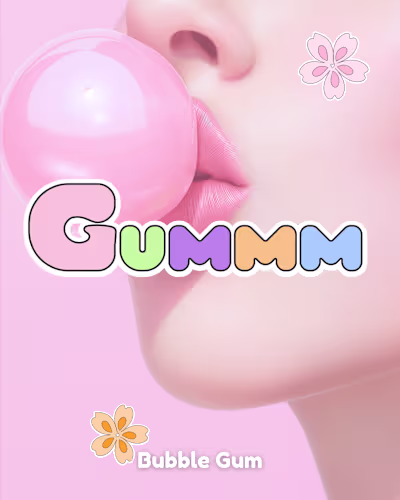 Bold + Catchy Bubble Gum