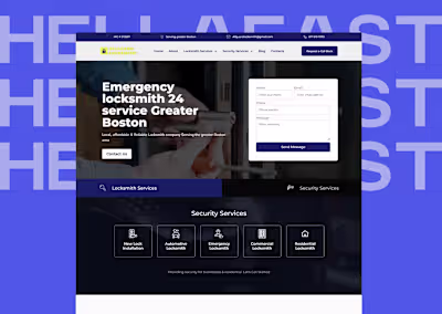 WordPress + Elementor Pro Website / Locksmith