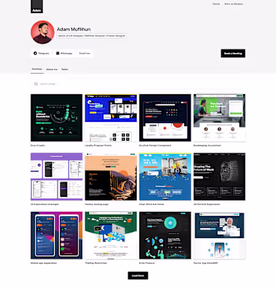 Adam Muflihun - Webflow Designer x Product Designer