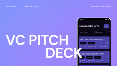 VC Pitch Deck Template