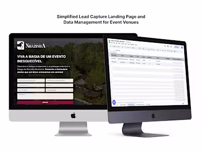 Event Venue Landing Page