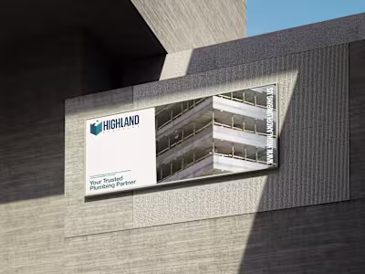 Re Branding, Identity and Web Development for Highland Plumbing