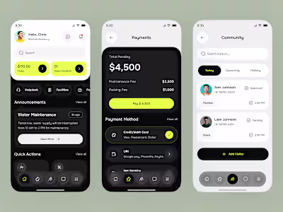 Community Management App Redesign