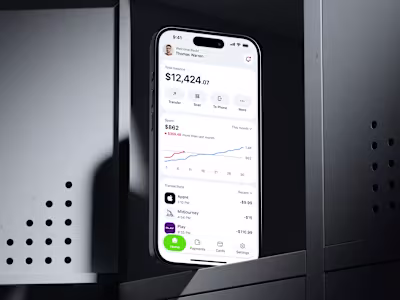 Banking App Dashboard Design