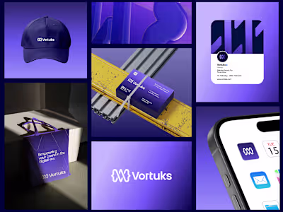 Vortuks Digital Agency – Visual Identity System