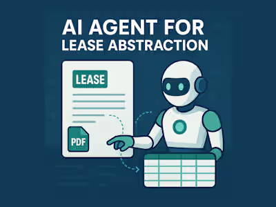 AI Agent for Data Extraction | Lease Abstraction Case Study