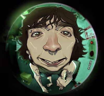 Fish-eye portrait created just for the sake of not having a ...