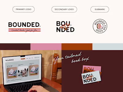 BOUNDED® 📚 Brand Identity Design
